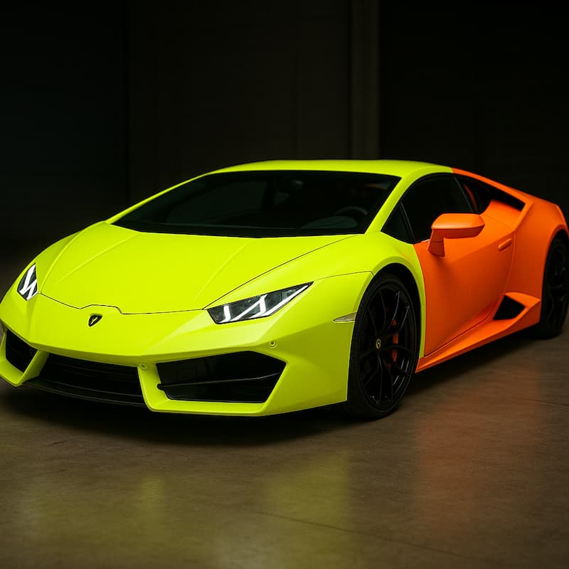 Couleurs fluorescentes pour covering