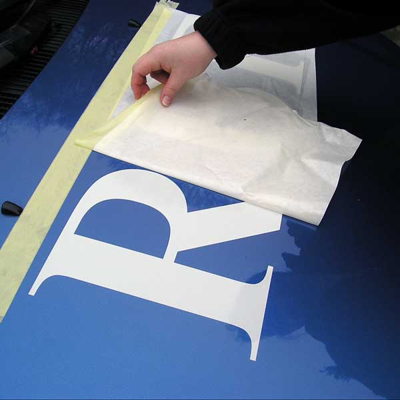 Lettres en vinyle