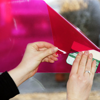 Film transparent coloré